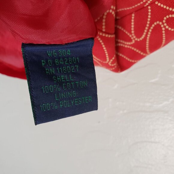 Boden Geo Floral Print A-Line Knee Length Skirt Red Sz Women's 14L Lined Modest - Picture 10 of 11